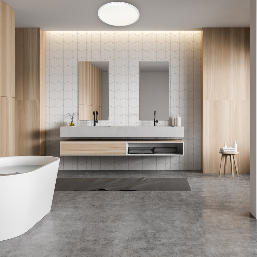 Dimeriuojamas LED lubinis šviestuvas CRUZ su nuotoliniu pulteliu LED/66W/230V 3300lm