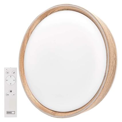 Dimeriuojamas LED lubinis šviestuvas ILVI LED/30W/230V 2700-6500K skersmuo 40 cm smėlinis + nuotolinis valdymas