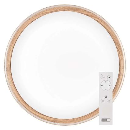 Dimeriuojamas LED lubinis šviestuvas ILVI LED/30W/230V 2700-6500K skersmuo 40 cm smėlinis + nuotolinis valdymas