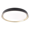 Dimeriuojamas LED lubinis šviestuvas ILVI LED/30W/230V 2700-6500K skersmuo 40 cm juoda/žalvaris + nuotolinis valdymas