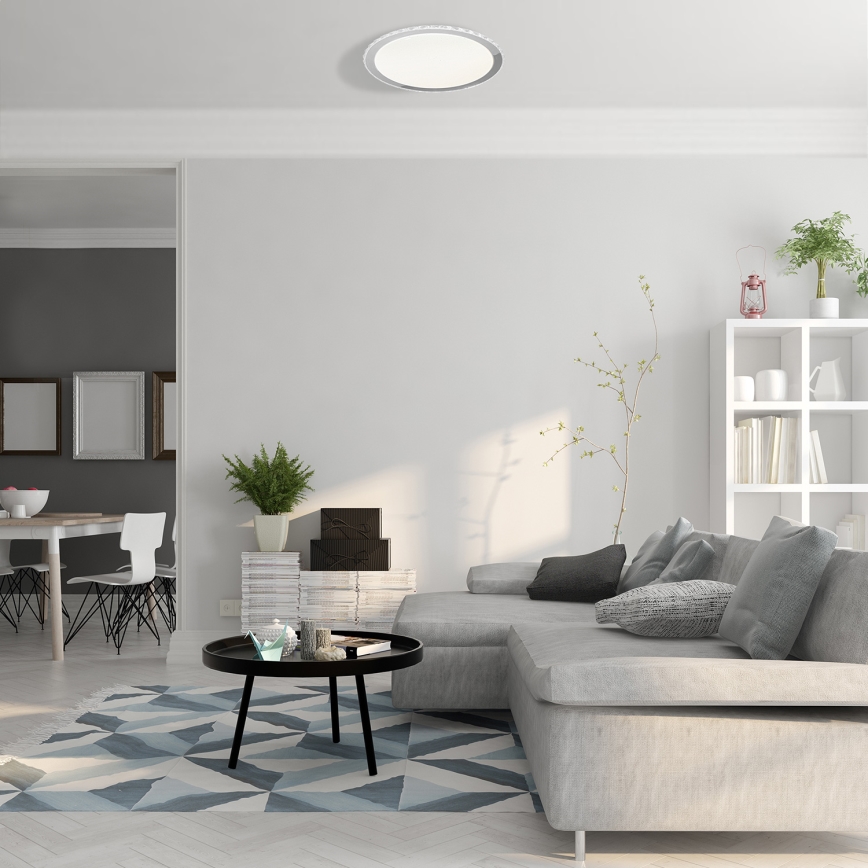 Reguliuojamas LED lubinis šviestuvas LAYLA LED/26W/230V + su nuotoliniu pulteliu