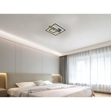 Dimeriuojamas LED lubinis šviestuvas LED/140W/230V 3000-6500K + su nuotoliniu pultu