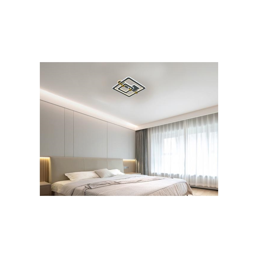 Dimeriuojamas LED lubinis šviestuvas LED/140W/230V 3000-6500K + su nuotoliniu pultu