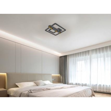 Dimeriuojamas LED lubinis šviestuvas LED/140W/230V 3000-6500K + su nuotoliniu pultu