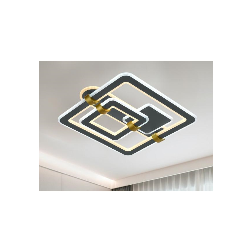Dimeriuojamas LED lubinis šviestuvas LED/140W/230V 3000-6500K + su nuotoliniu pultu