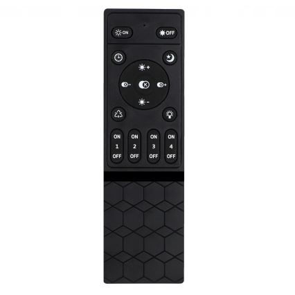 LED Dimeriuojamas lubinis šviestuvas LED/30W/230V 3000-6500K juodas Wi-Fi Tuya + nuotolinis valdymas