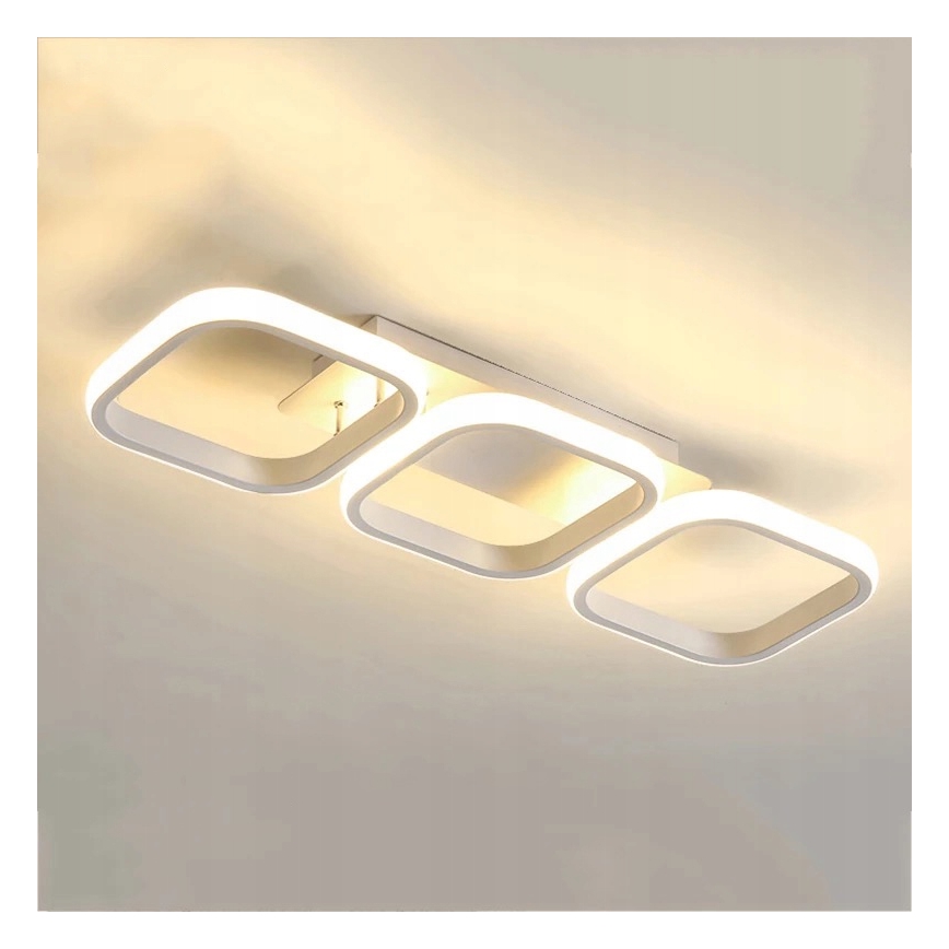 LED reguliuojamas lubinis šviestuvas LED/33W/230V 3000-6500K baltas Wi-Fi Tuya + nuotolinis valdymas