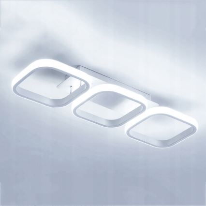 LED reguliuojamas lubinis šviestuvas LED/33W/230V 3000-6500K baltas Wi-Fi Tuya + nuotolinis valdymas