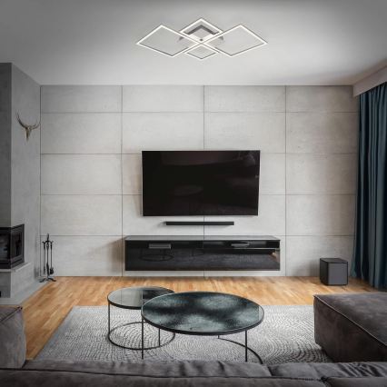 Dimeriuojamas LED lubinis šviestuvas LED/42W/230V 3000K matinis chromas