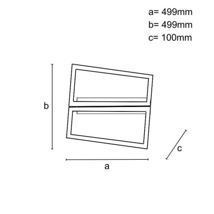 Dimeriuojamas LED lubinis šviestuvas LED/65W/230V 3000-6500K + nuotolinio valdymo pultas