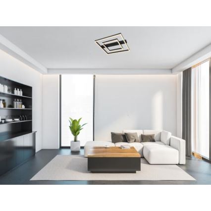 Dimeriuojamas LED lubinis šviestuvas LED/70W/230V 3000-6500K + su nuotoliniu pulteliu