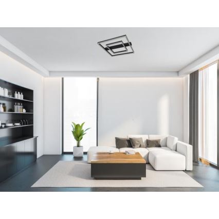 Dimeriuojamas LED lubinis šviestuvas LED/70W/230V 3000-6500K + su nuotoliniu pulteliu