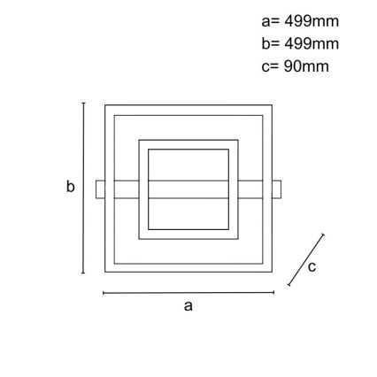 Dimeriuojamas LED lubinis šviestuvas LED/70W/230V 3000-6500K + su nuotoliniu pulteliu