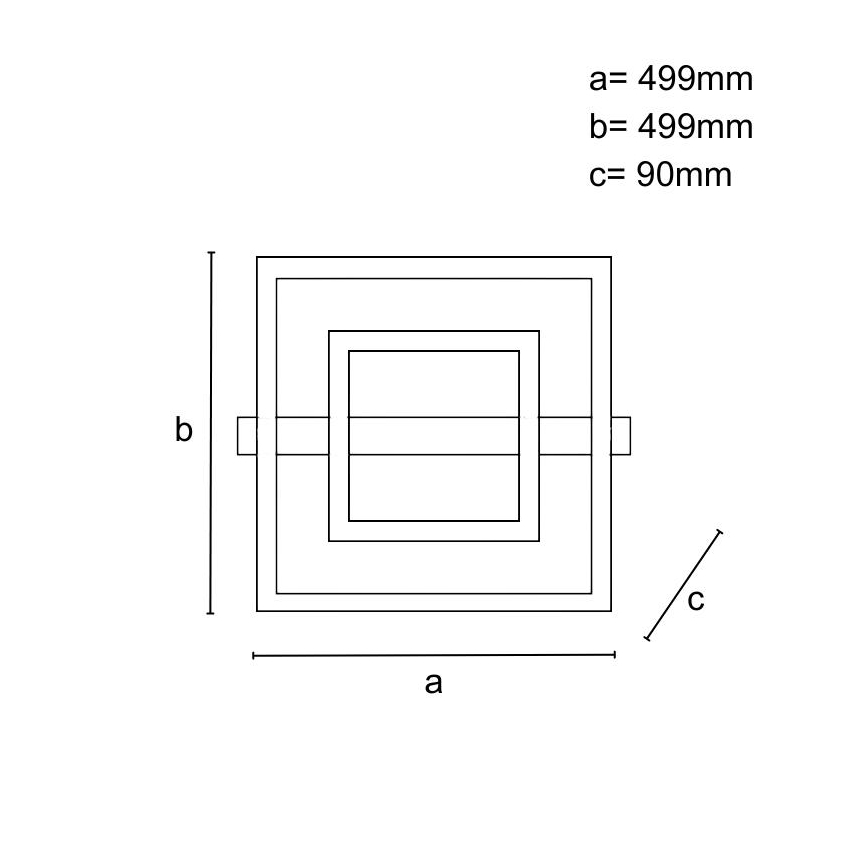 Dimeriuojamas LED lubinis šviestuvas LED/70W/230V 3000-6500K + su nuotoliniu pulteliu