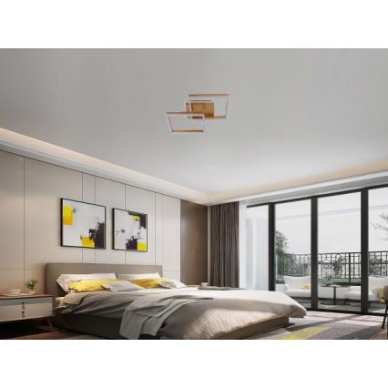 Dimeriuojamas LED lubinis šviestuvas LED/80W/230V 3000-6500K + nuotolinis valdymas