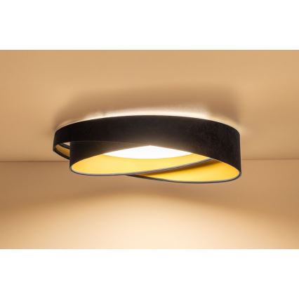 Dimeriuojamas lubų šviestuvas SMART GALAXY MODERN LED/24W/230V 3000-6500K skersmuo 55 cm mėlyna/auksinė + nuotolinis valdymas