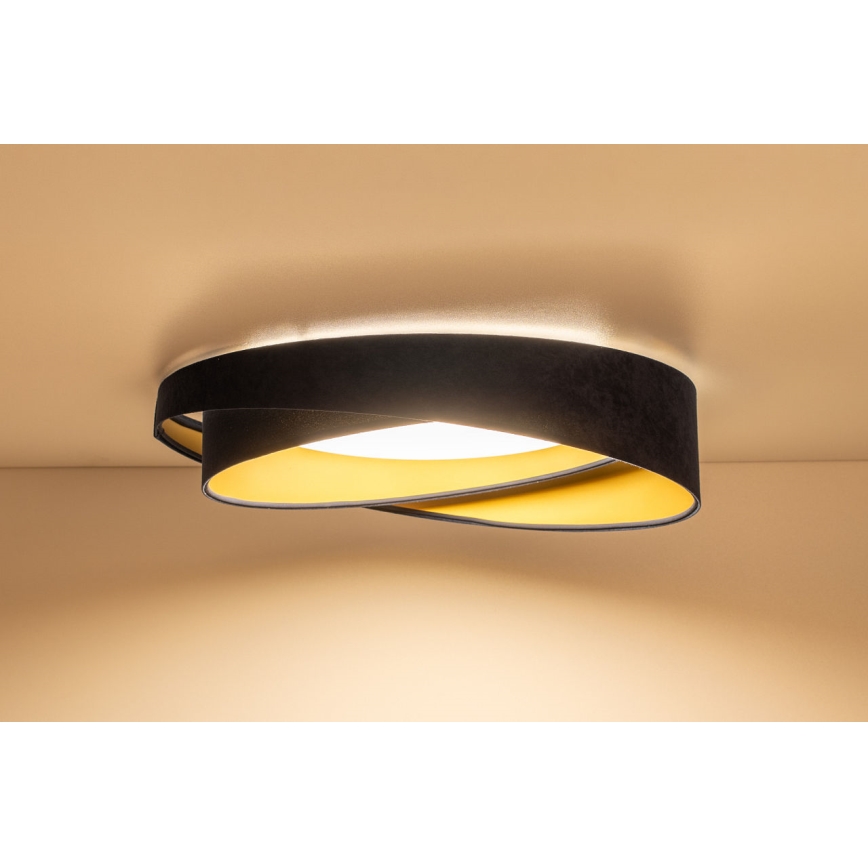 Dimeriuojamas lubų šviestuvas SMART GALAXY MODERN LED/24W/230V 3000-6500K skersmuo 55 cm mėlyna/auksinė + nuotolinis valdymas