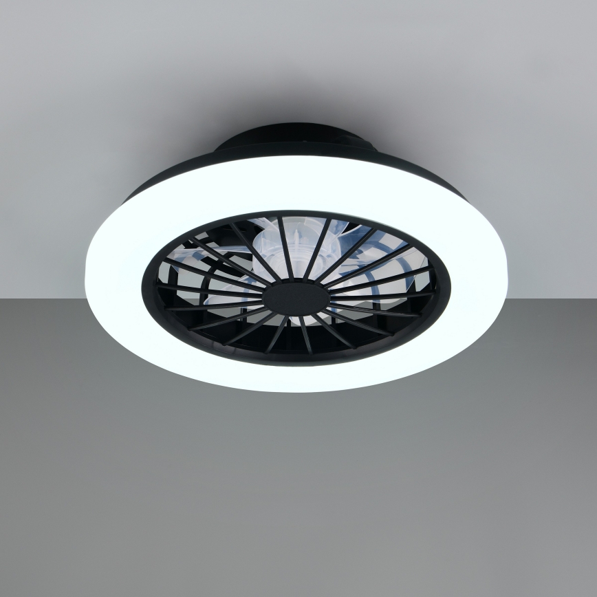 LED RGBW reguliuojamas lubų šviestuvas su ventiliatoriumi MALAWI LED/48W/230V 3000-6500K balta + nuotolinis valdymas