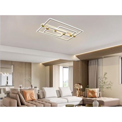 Dimeriuojamas LED lubų šviestuvas, 280 W, 230 V, 3000–6500 K, su nuotoliniu valdymu