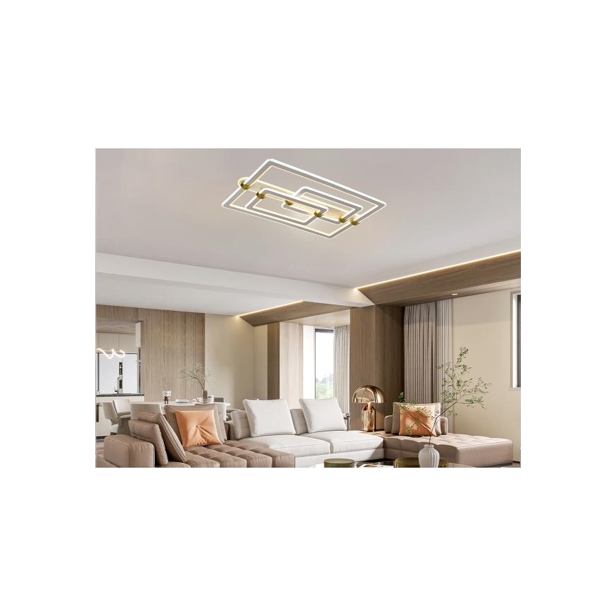 Dimeriuojamas LED lubų šviestuvas, 280 W, 230 V, 3000–6500 K, su nuotoliniu valdymu