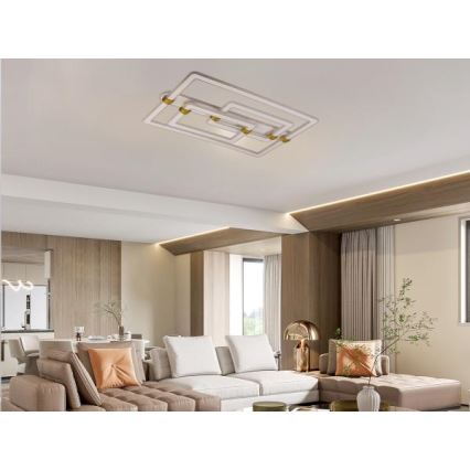 Dimeriuojamas LED lubų šviestuvas, 280 W, 230 V, 3000–6500 K, su nuotoliniu valdymu
