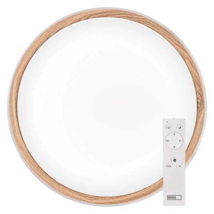 Dimeriuojamas LED lubinis šviestuvas ILVI LED/45W/230V 2700-6500K skers. 50 cm balta/smėlinė + nuotolinis valdymas