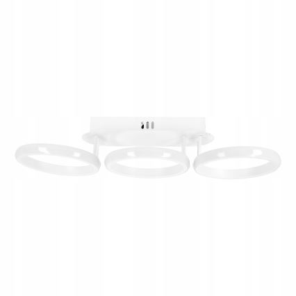 Reguliuojamas LED lubinis šviestuvas LED/30W/230V 3000–6500K baltas Wi‑Fi (Tuya) + nuotolinis pultas