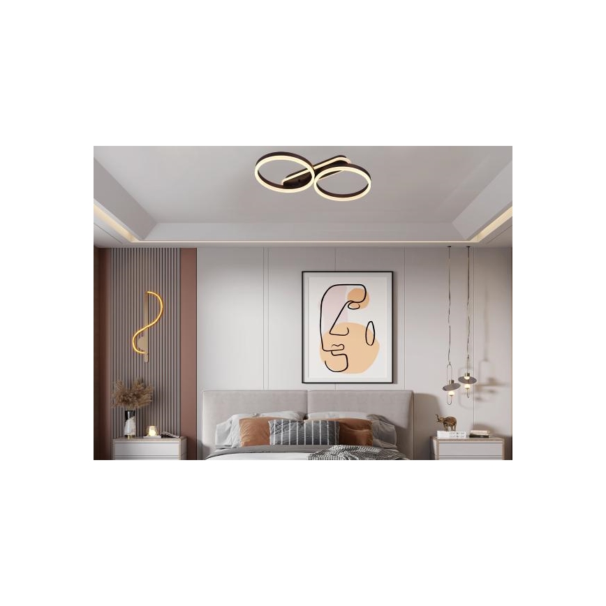 Dimeriuojamas LED lubų šviestuvas LED/60W/230V 3000-6500K + nuotolinis valdymas