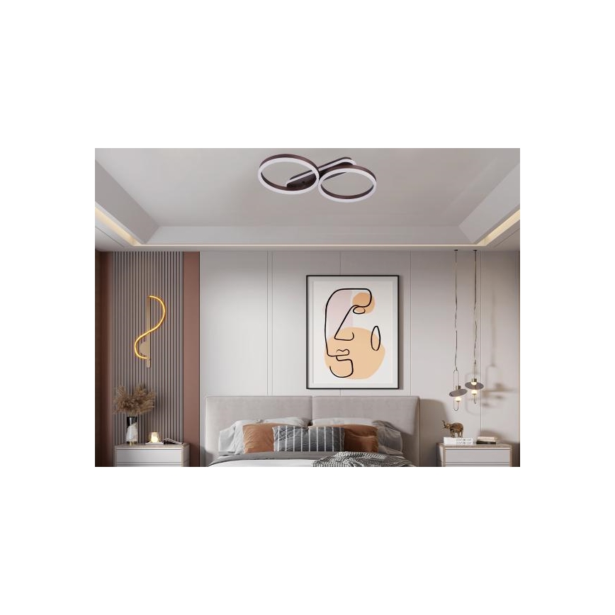 Dimeriuojamas LED lubų šviestuvas LED/60W/230V 3000-6500K + nuotolinis valdymas