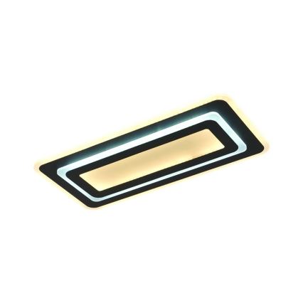 Reguliuojamas LED lubinis šviestuvas LED/85W/230V 3000-6500K juodas + nuotolinis valdymas