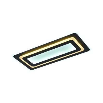 Reguliuojamas LED lubinis šviestuvas LED/85W/230V 3000-6500K juodas + nuotolinis valdymas