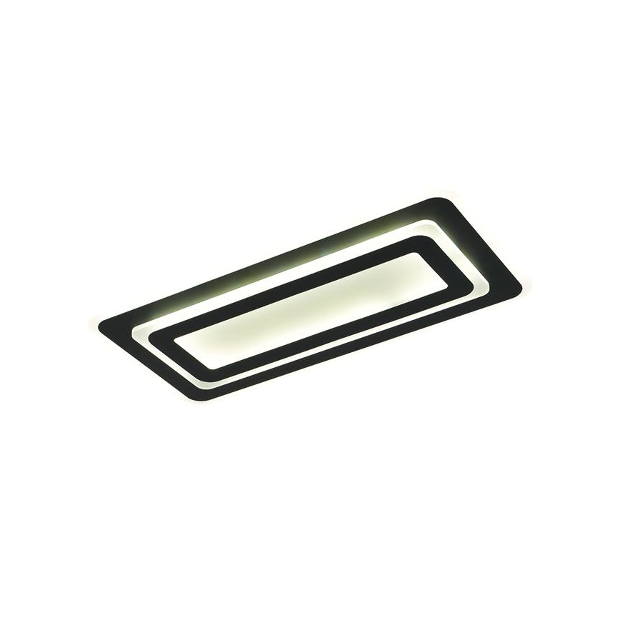 Reguliuojamas LED lubinis šviestuvas LED/85W/230V 3000-6500K juodas + nuotolinis valdymas