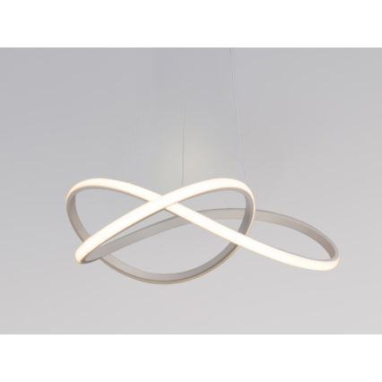 Reguliuojamas LED pakabinamas šviestuvas ant troselio LED/85W/230V 3000-6500K skers. 60 cm + su nuotoliniu pulteliu