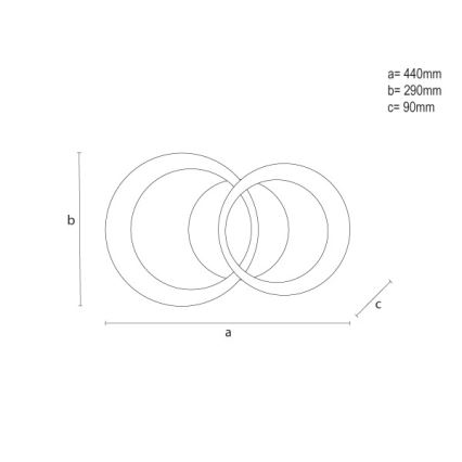 Dimeriuojamas lubinis LED šviestuvas LED/35W/230V 3000-6500K + nuotolinis valdymas