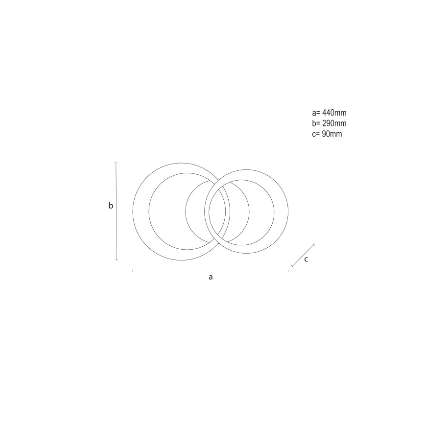 Dimeriuojamas lubinis LED šviestuvas LED/35W/230V 3000-6500K + nuotolinis valdymas