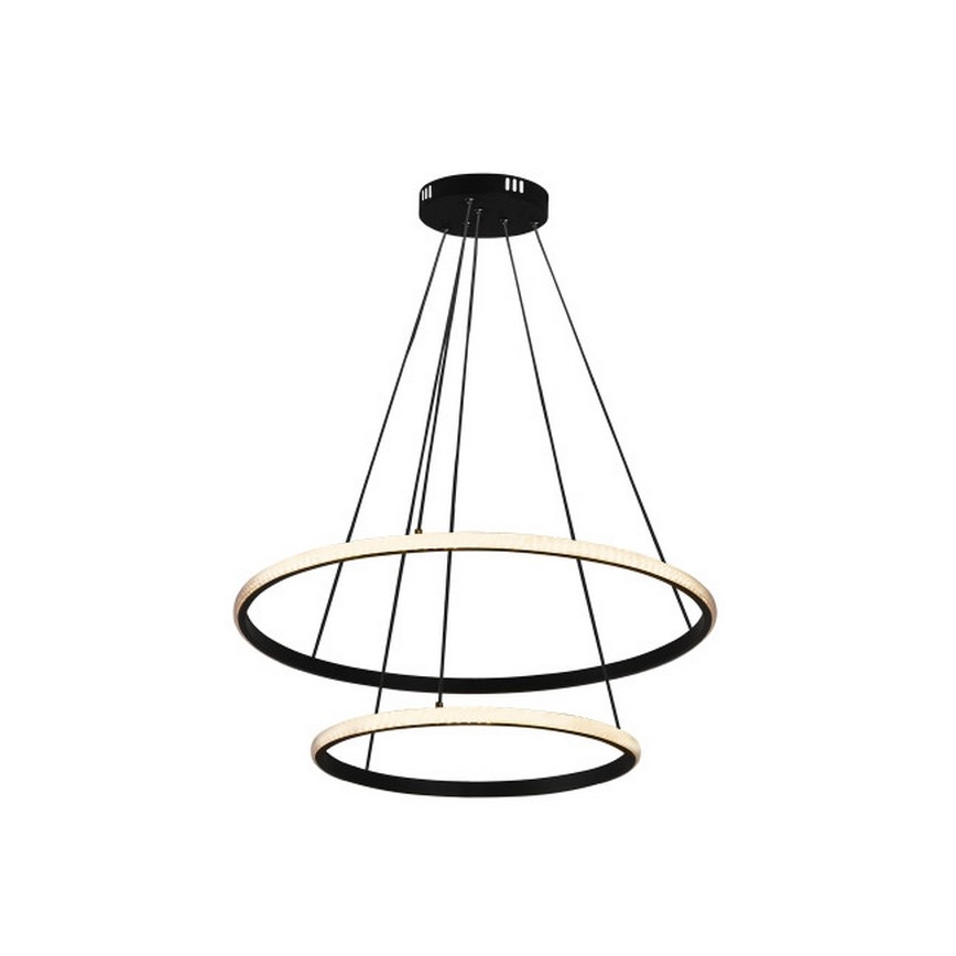 LED dimeriuojamas kabantis šviestuvas ant troselio LED/55W/230V 3000-6500K skersmuo 60 cm + nuotolinis pultelis