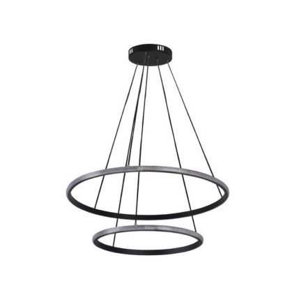 LED dimeriuojamas kabantis šviestuvas ant troselio LED/55W/230V 3000-6500K skersmuo 60 cm + nuotolinis pultelis