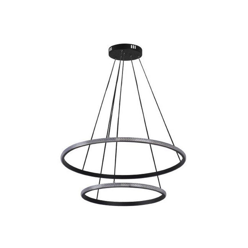 LED dimeriuojamas kabantis šviestuvas ant troselio LED/55W/230V 3000-6500K skersmuo 60 cm + nuotolinis pultelis