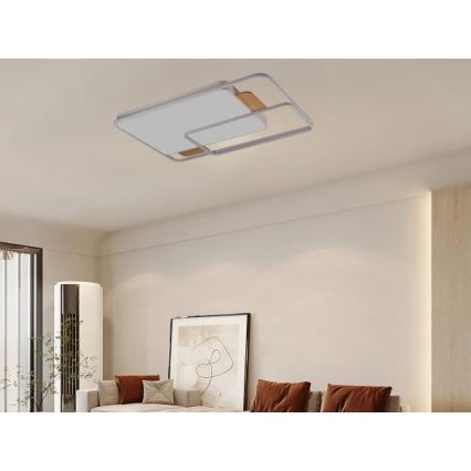 Dimeruojamas LED lubinis šviestuvas LED/280W/230V 3000-6500K + nuotolinis valdymas