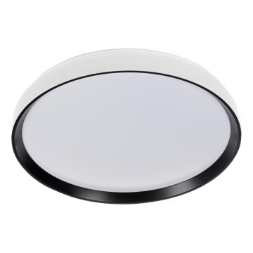 Dimeruojamas LED lubinis šviestuvas LIXAN LED/65W/230V 3000-6500K skers. 48,6 cm balta/juoda + su nuotoliniu pulteliu