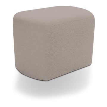 Dizaino pufas ESTRELA 43x63 cm smėlio spalvos