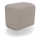 Dizaino pufas ESTRELA 43x63 cm smėlio spalvos