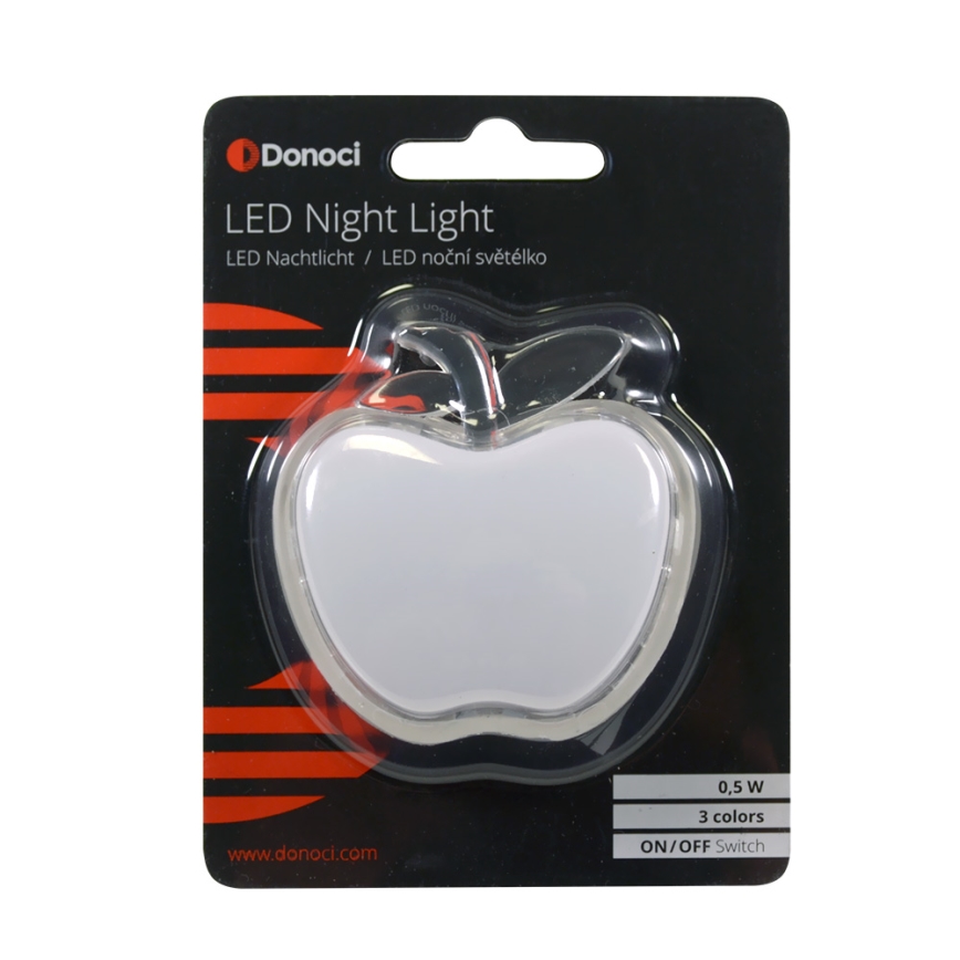 Donoci naktinė lemputė LED/0,5W/230V