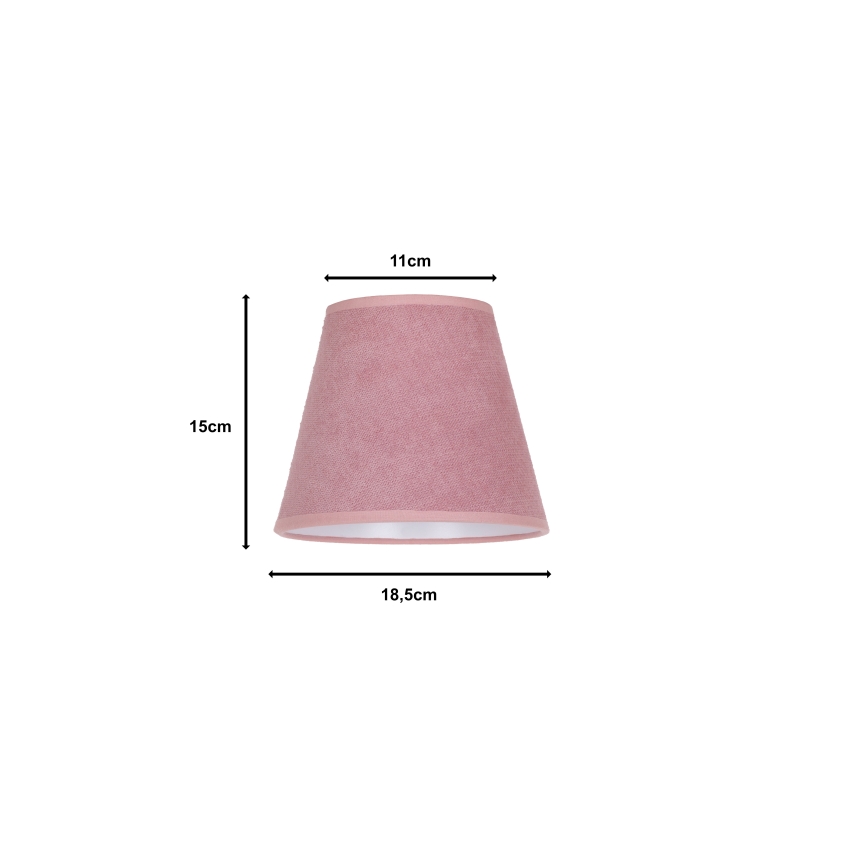 Duolla - Gaubtas SOFIA XS E14 diametras 18,5 cm rausva