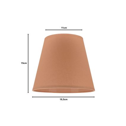 Duolla - Gaubtas SOFIA XS E14 diametras 18,5 cm ruda