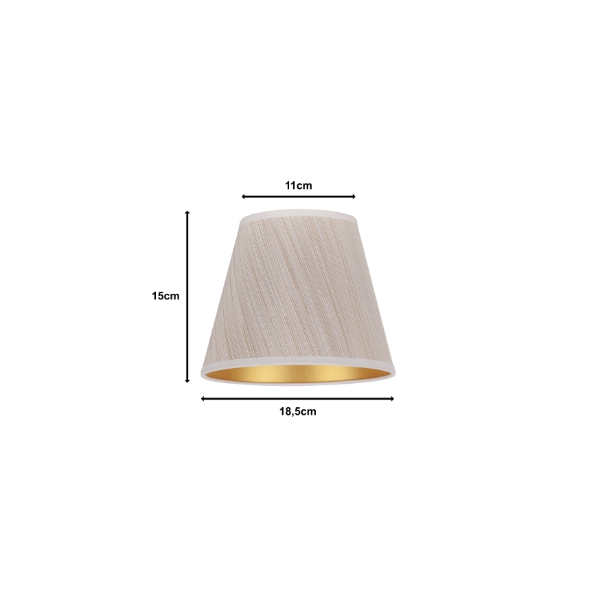 Duolla - Gaubtas SOFIA XS E14 diametras 18,5 cm smėlio spalva