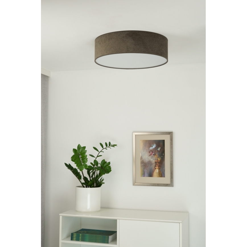 Duolla - LED lubinis šviestuvas CORTINA LED/26W/230V diametras 30 cm 4000K ruda