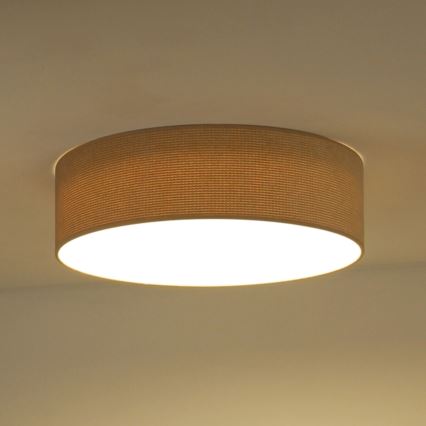 Duolla - LED lubinis šviestuvas CORTINA LED/26W/230V diametras 30 cm 4000K smėlio spalva