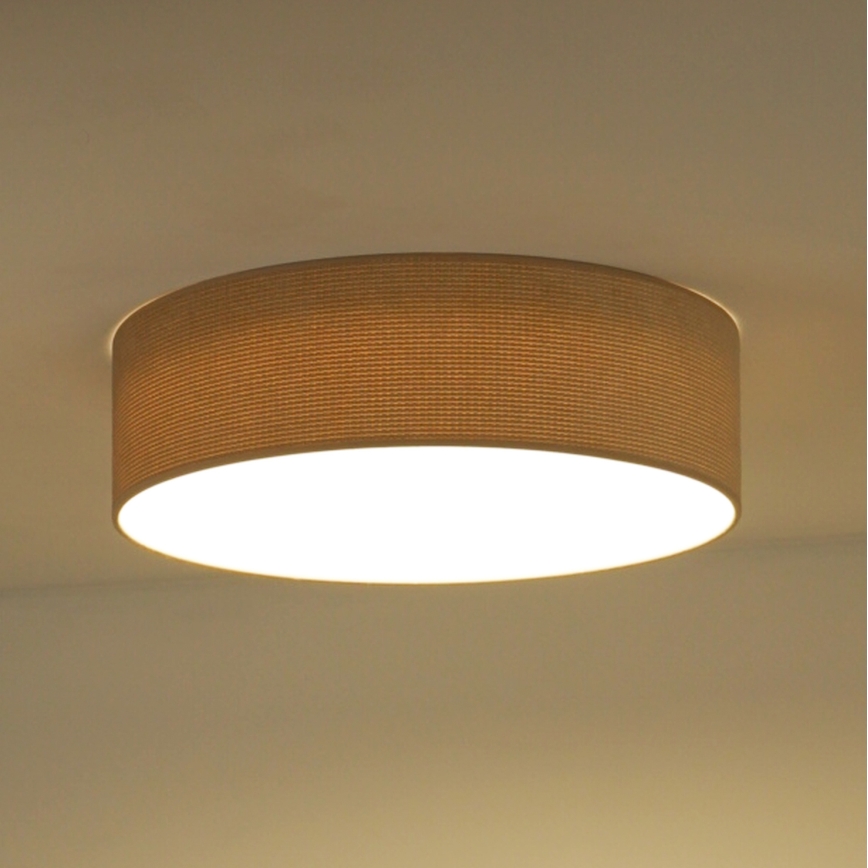 Duolla - LED lubinis šviestuvas CORTINA LED/26W/230V diametras 30 cm 4000K smėlio spalva