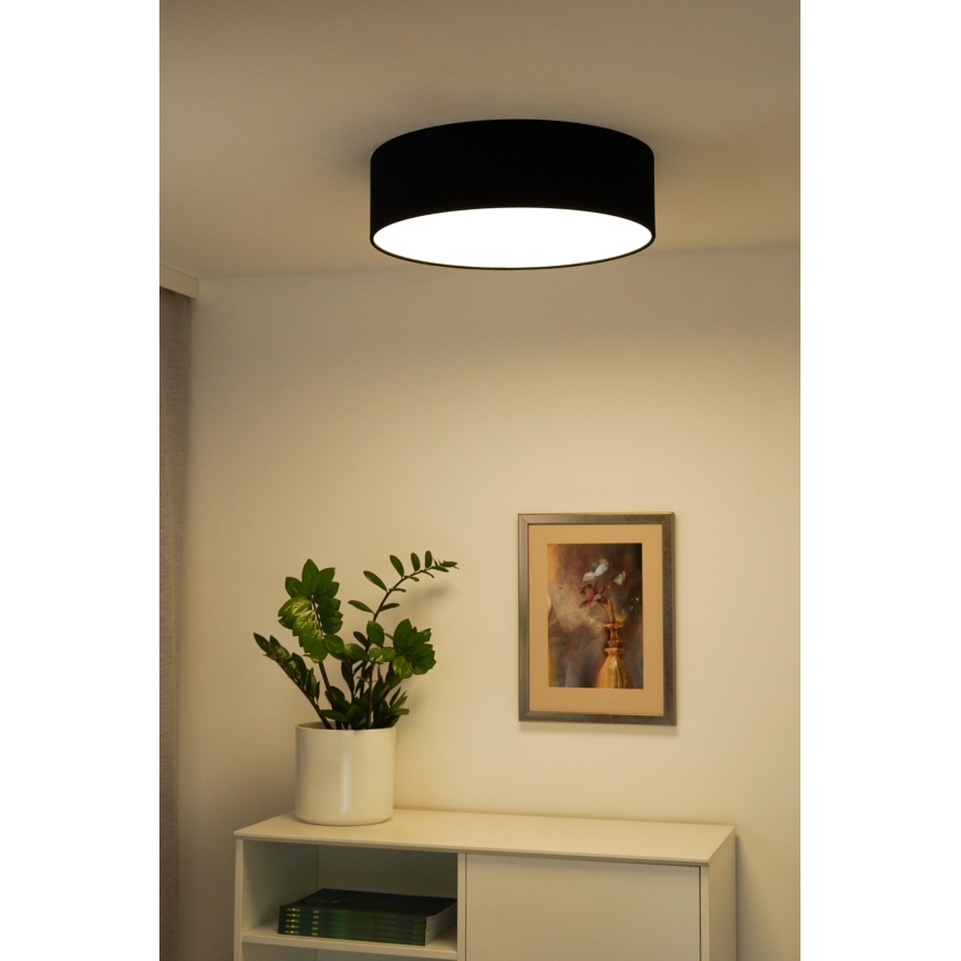 Duolla - LED lubinis šviestuvas CORTINA LED/26W/230V diametras 45 cm 4000K juoda
